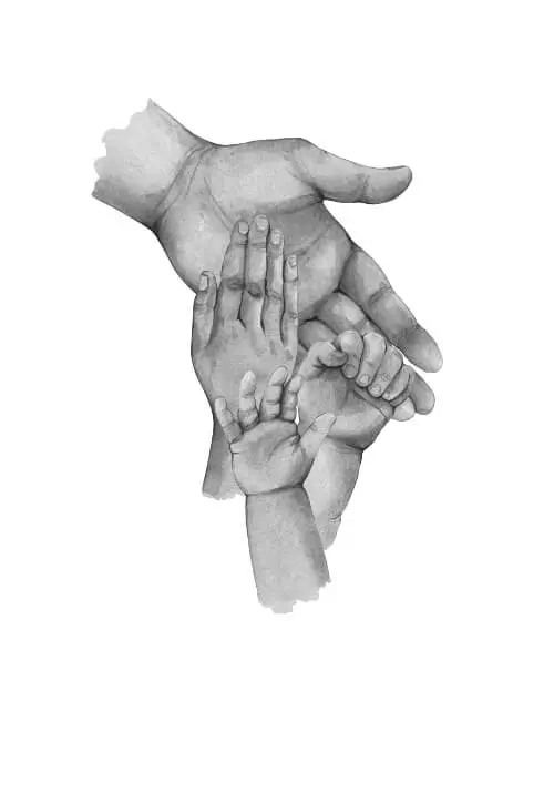 Far til tre - Familieplakat
